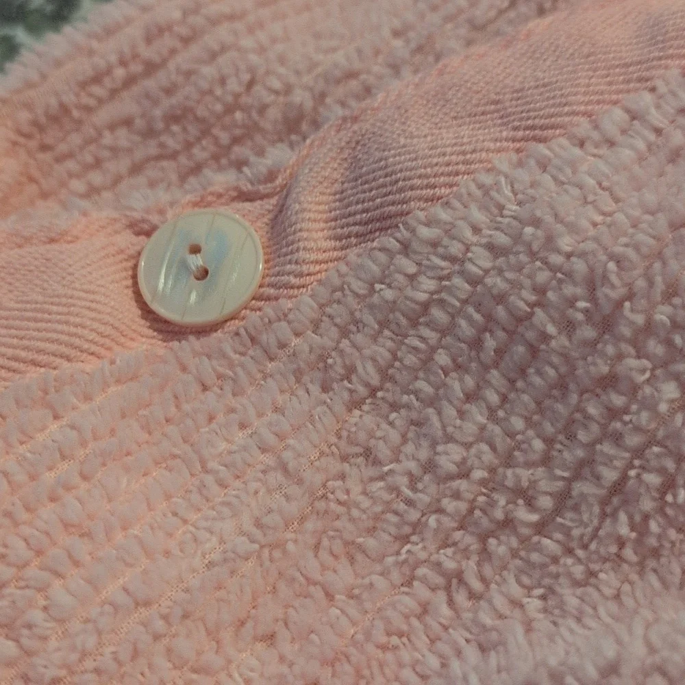 Vintage Chenille Terry‎ Pastel Pink  Women's Jumpsuit NWT Loungewear Rare
